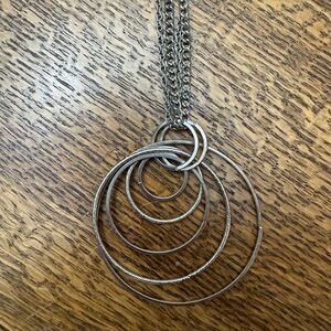Silver Circle Necklace